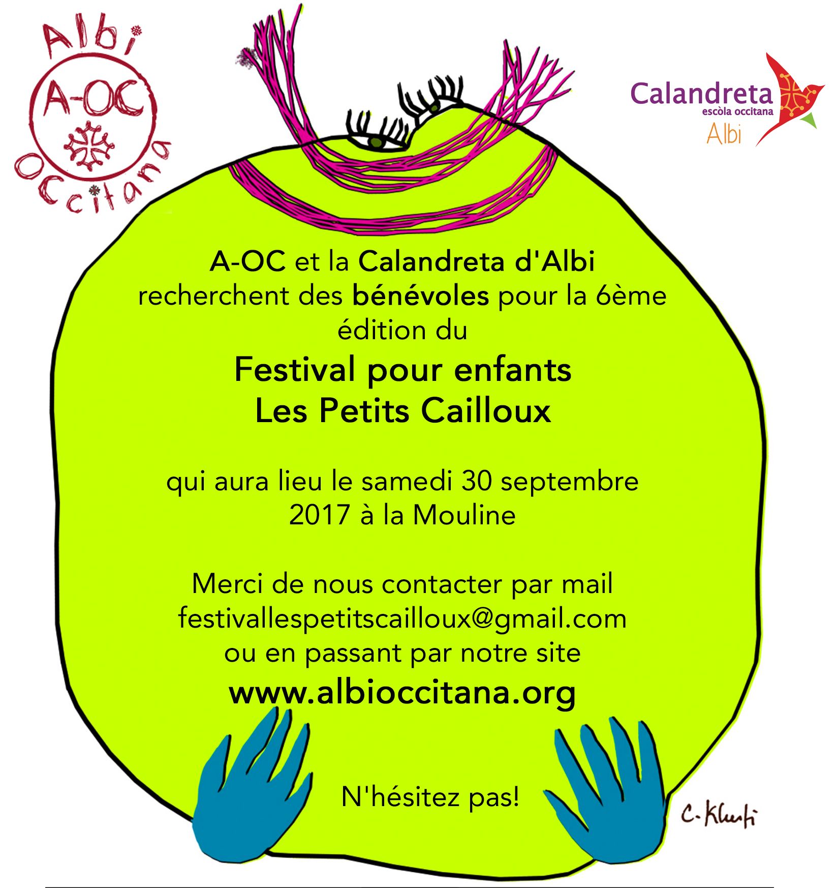 Recherche de bénévoles pour les Petits Cailloux